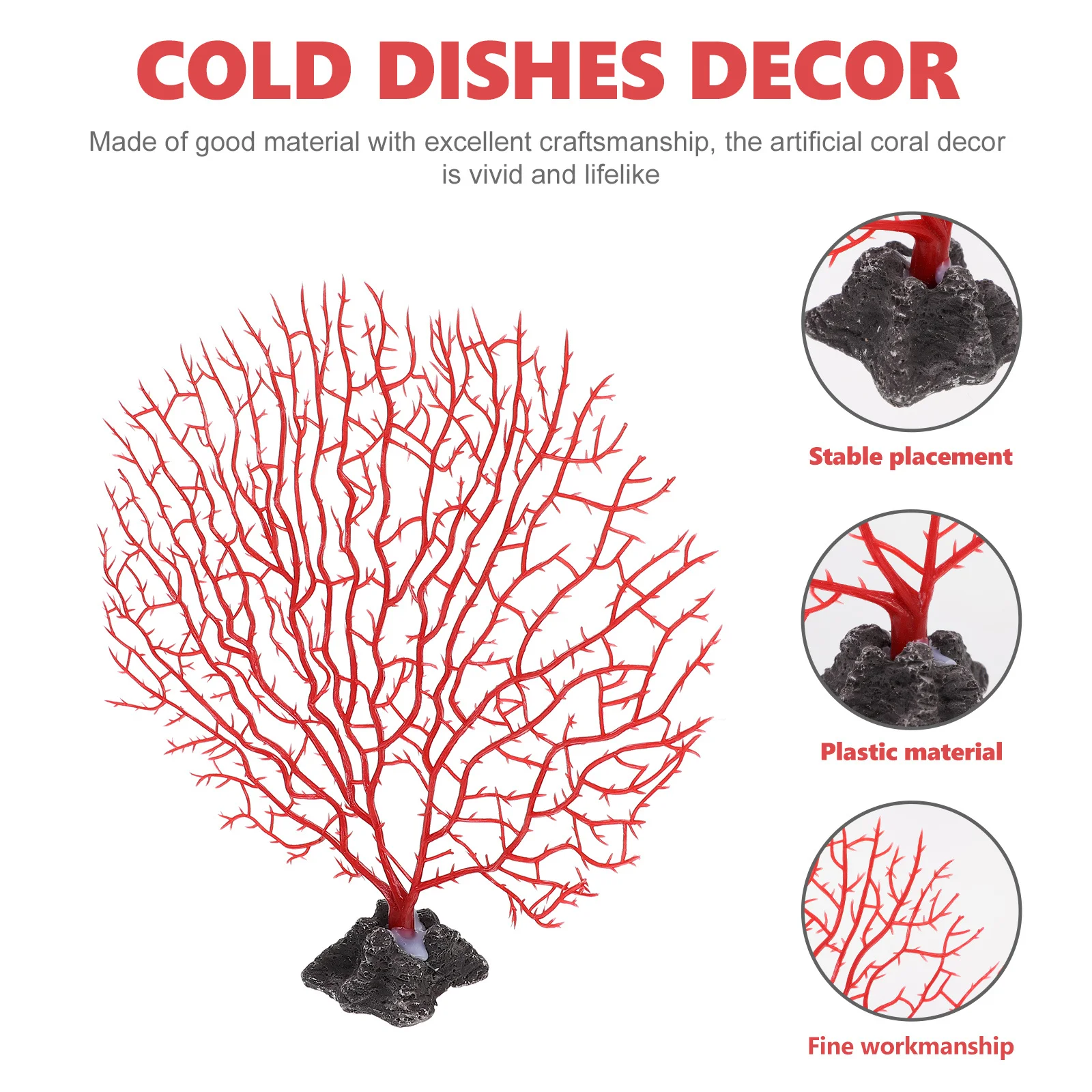 3pcs Simulated Coral naments Plastic Sushi Decorations Cold Dish Serving Plate Faux Plants Indoor Creative Design Unique
3pcs Simulated Coral naments Plastic Sushi Decorations Cold Dish Serving Plate Faux Plants Indoor Creative Design Unique