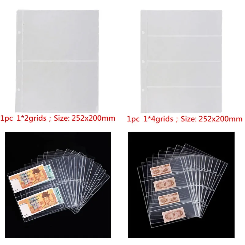2/4 Grids Plastic Bags For Storage Banknotes Commemorative Organizer for Documents Holders Transparent Bags
2/4 Grids Plastic Bags For Storage Banknotes Commemorative Organizer for Documents Holders Transparent Bags