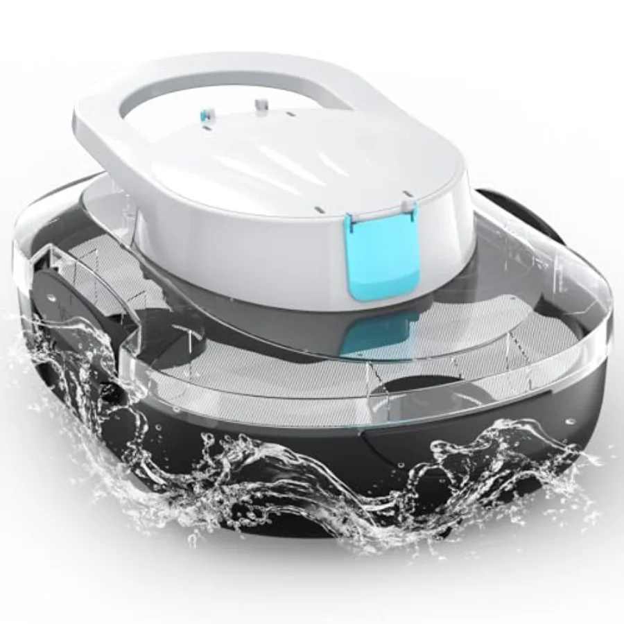 S1 Pro Cordless Robotic Pool Cleaner for inground pools, ABS plastic body, blue, 130-min runtime, dual-motor suction, large fil
S1 Pro Cordless Robotic Pool Cleaner for inground pools, ABS plastic body, blue, 130-min runtime, dual-motor suction, large fil