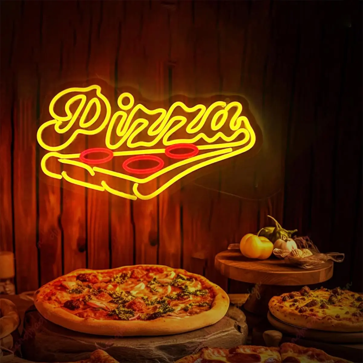 Pizza Neon Signs for Business USB Powered LED Neon Light for Fast Food Pizza Burger Shop Restaurant Decoration Art Wall Light
Pizza Neon Signs for Business USB Powered LED Neon Light for Fast Food Pizza Burger Shop Restaurant Decoration Art Wall Light