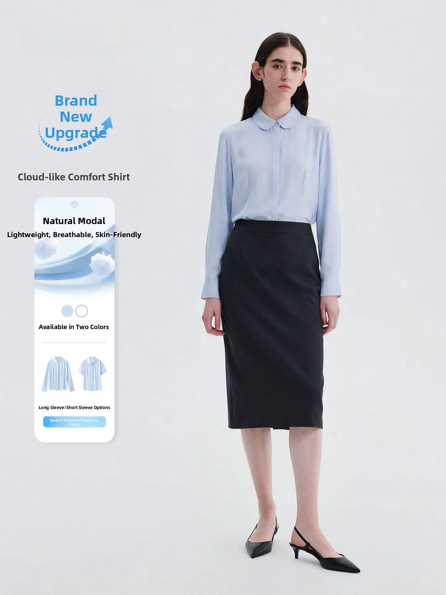 Cloud Sensation Modal Long Sleeve White Shirt Women's Professional Interview Suit Commute Set Formal Business Dress Code
Cloud Sensation Modal Long Sleeve White Shirt Women's Professional Interview Suit Commute Set Formal Business Dress Code