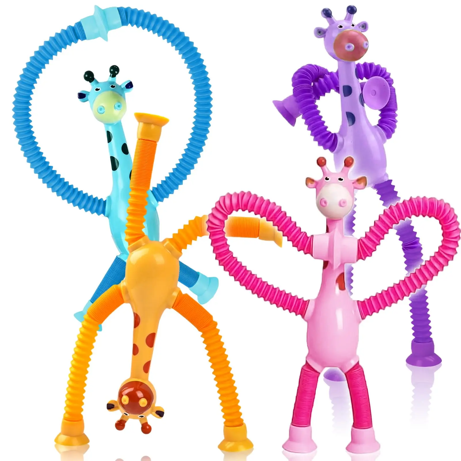 4 шт., сенсорные поп-трубки с жирафом, эластичные всасывающие игрушки для детей, путешествия, снятие стресса, аутизм, тревога
4 шт., сенсорные поп-трубки с жирафом, эластичные всасывающие игрушки для детей, путешествия, снятие стресса, аутизм, тревога