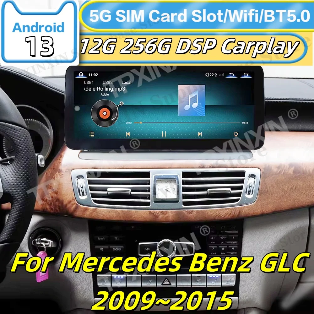 Qualcomm Car Radio With BT Wifi Wireless Carplay Mirror Link For Benz GLC 2009~2015 Multimedia Player GPS Navi 4g WiFi Head Unit
Qualcomm Car Radio With BT Wifi Wireless Carplay Mirror Link For Benz GLC 2009~2015 Multimedia Player GPS Navi 4g WiFi Head Unit