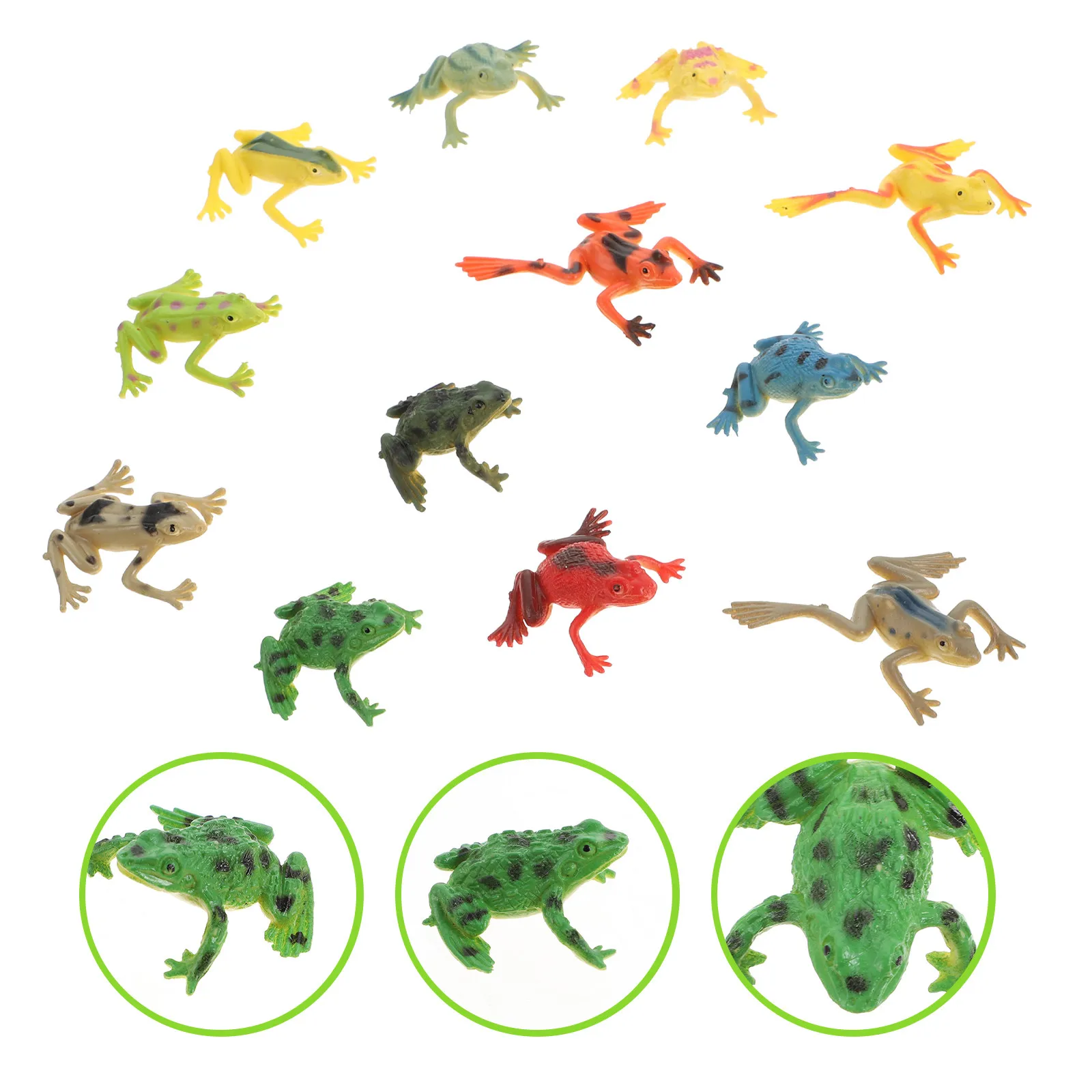 12Pcs Frogs Simulation Creative Playthings Bright Colors Educational Kids Party Supply Assorted Decorations
12Pcs Frogs Simulation Creative Playthings Bright Colors Educational Kids Party Supply Assorted Decorations