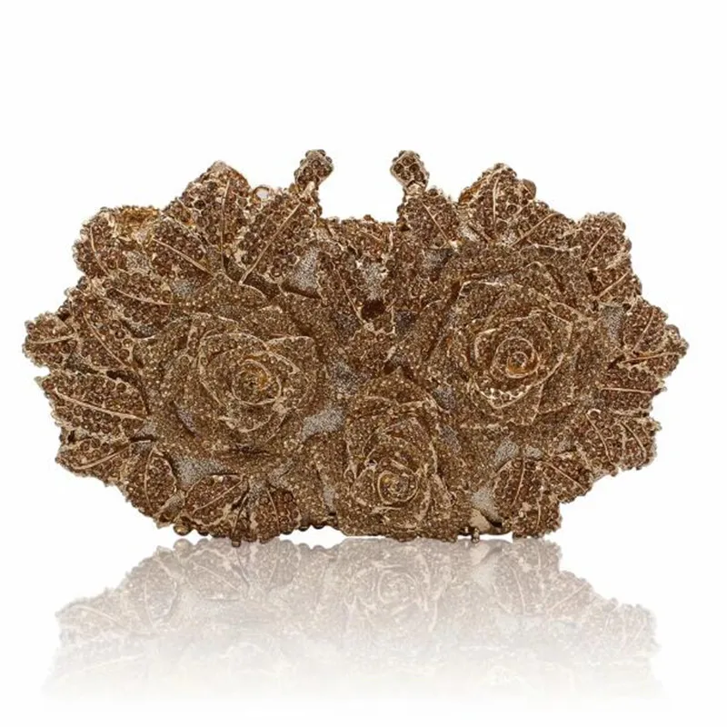New Style Bridal Dazzling Women Crystal Evening Metal Clutches Elegant Women Evening Bag with Handle Chain Shoulder Handbags
New Style Bridal Dazzling Women Crystal Evening Metal Clutches Elegant Women Evening Bag with Handle Chain Shoulder Handbags