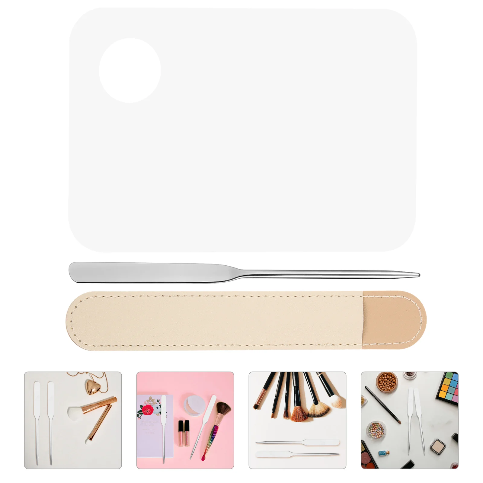Liquid Foundation Palette Nail Korean Spatula Make up Tool Makeup Stainless Steel
Liquid Foundation Palette Nail Korean Spatula Make up Tool Makeup Stainless Steel