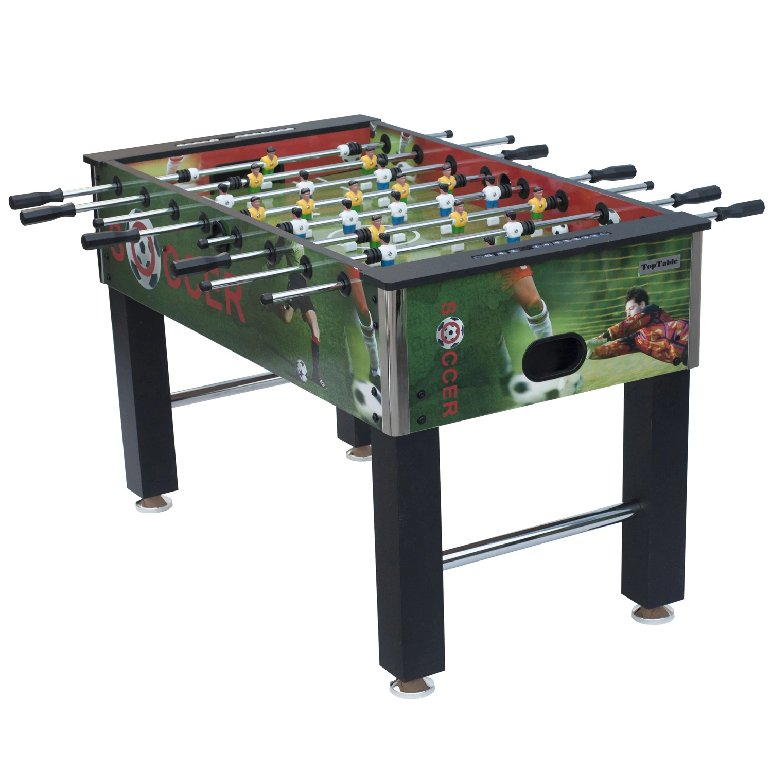 4.5FT Official Competition Size Tabletop Billiard Game Accessories Soccer Deluxe Foosball Table for Multiplayer Indoor Play
4.5FT Official Competition Size Tabletop Billiard Game Accessories Soccer Deluxe Foosball Table for Multiplayer Indoor Play