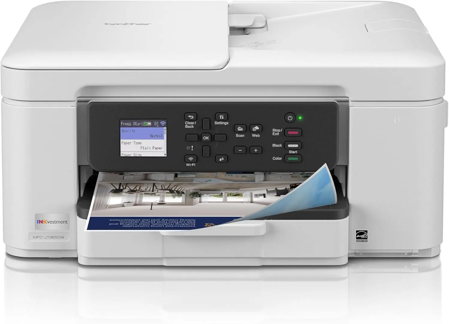 Wireless Color Inkjet All-in-One Printer with Duplex Printing & 1.8" Display, High-Yield Ink Included
Wireless Color Inkjet All-in-One Printer with Duplex Printing & 1.8" Display, High-Yield Ink Included