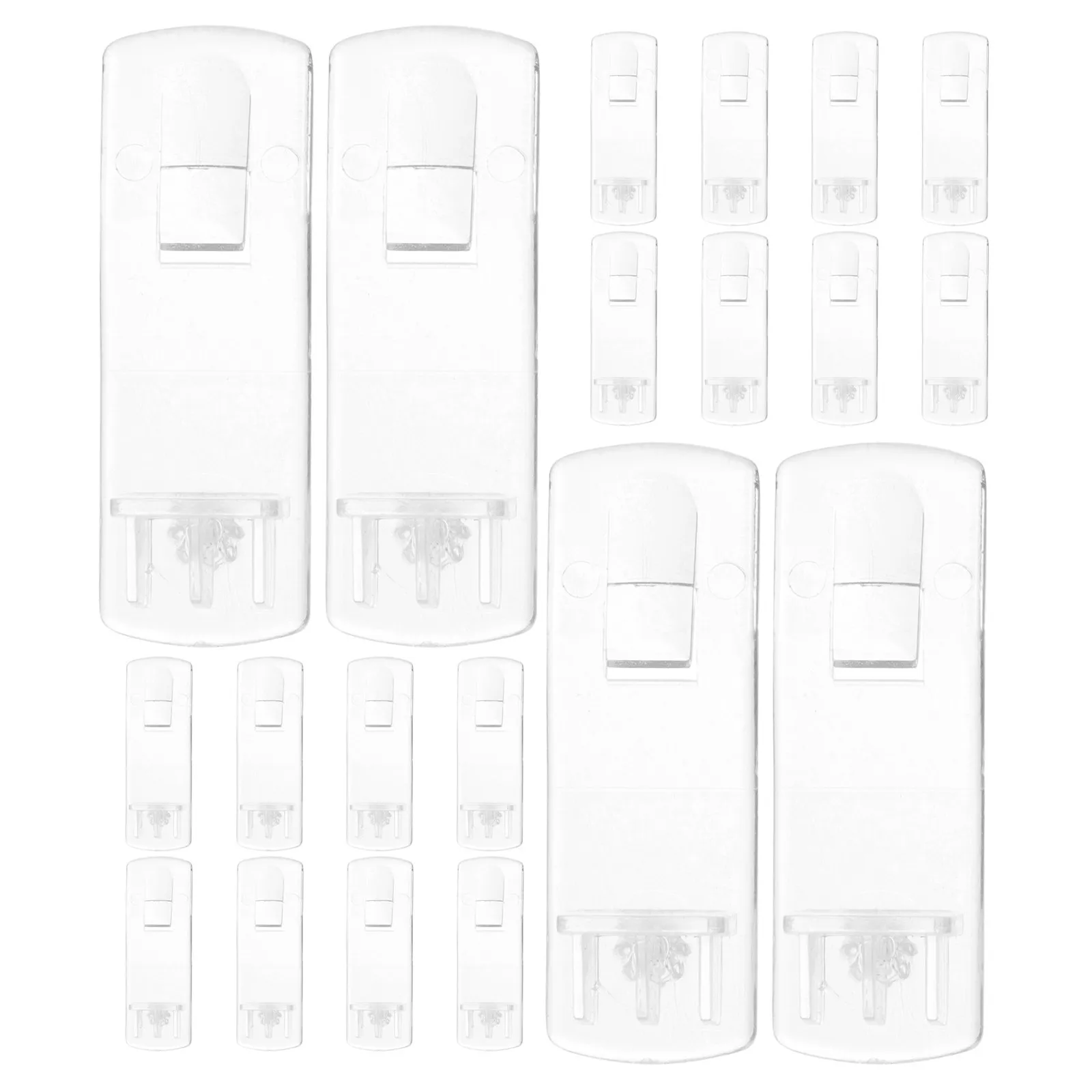 20Pcs Cabinet Shelf Support Pegs Transparent Plastic Locking Curved Furniture Holders Kitchen Storage Adjustable Shelf Pins
20Pcs Cabinet Shelf Support Pegs Transparent Plastic Locking Curved Furniture Holders Kitchen Storage Adjustable Shelf Pins