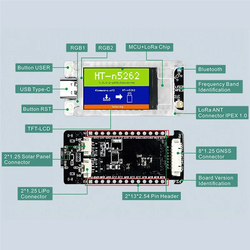 New-Anti-Lost Tracking Device For Find My APP Smart Tag Mesh Node T114 Meshtastic Tracker Nordic NRF52840 SX1262
New-Anti-Lost Tracking Device For Find My APP Smart Tag Mesh Node T114 Meshtastic Tracker Nordic NRF52840 SX1262