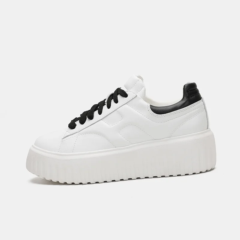 Muffin Thick Flat Sole Platform Biscuit Shoes Women Round Toe Narrow Band Lace-Up Zapatillas De Mujer Leather Casual Sports Shoe
Muffin Thick Flat Sole Platform Biscuit Shoes Women Round Toe Narrow Band Lace-Up Zapatillas De Mujer Leather Casual Sports Shoe