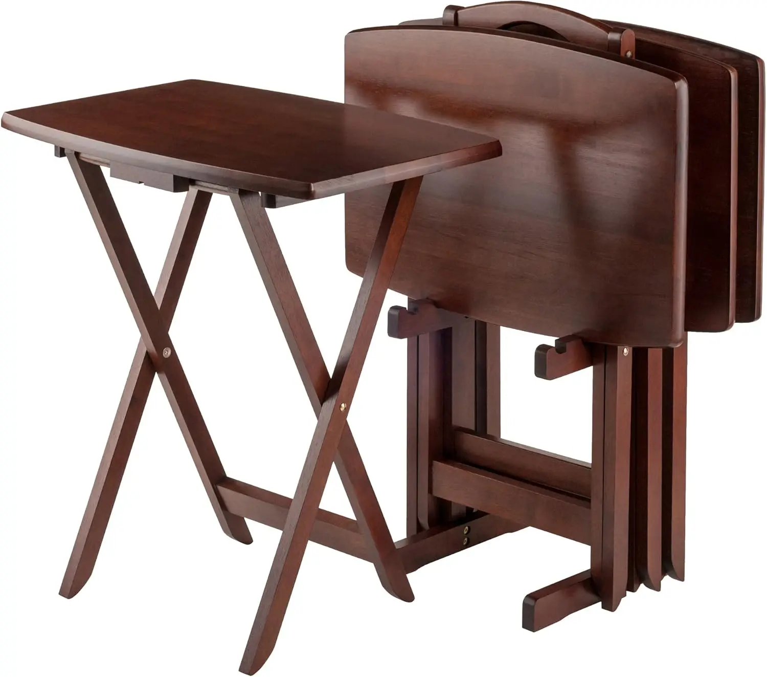 Foldable Snack Tables With Storage Rack For Kitchen Living Room Crafts Puzzles Work
Foldable Snack Tables With Storage Rack For Kitchen Living Room Crafts Puzzles Work