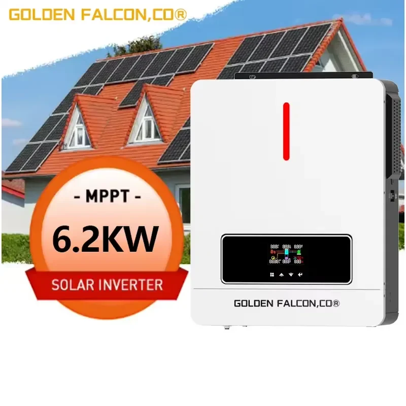 All-in-One 6200W Hybrid Solar Inverter Wall Mounting 240VAC off Grid Solar Charge Controller Single Output
All-in-One 6200W Hybrid Solar Inverter Wall Mounting 240VAC off Grid Solar Charge Controller Single Output