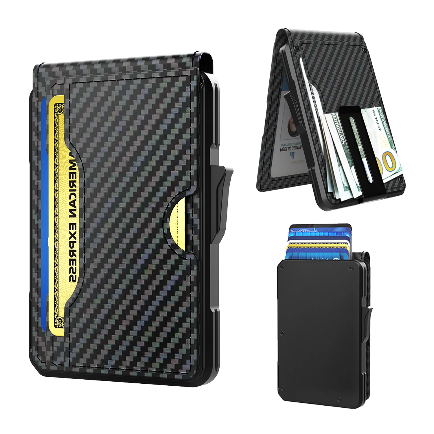 Metal RFID Wallet for Men - 12 Card Slim Wallet with Pop-Up, Anti-Theft Money Clip Minimalist Thin Design
Metal RFID Wallet for Men - 12 Card Slim Wallet with Pop-Up, Anti-Theft Money Clip Minimalist Thin Design