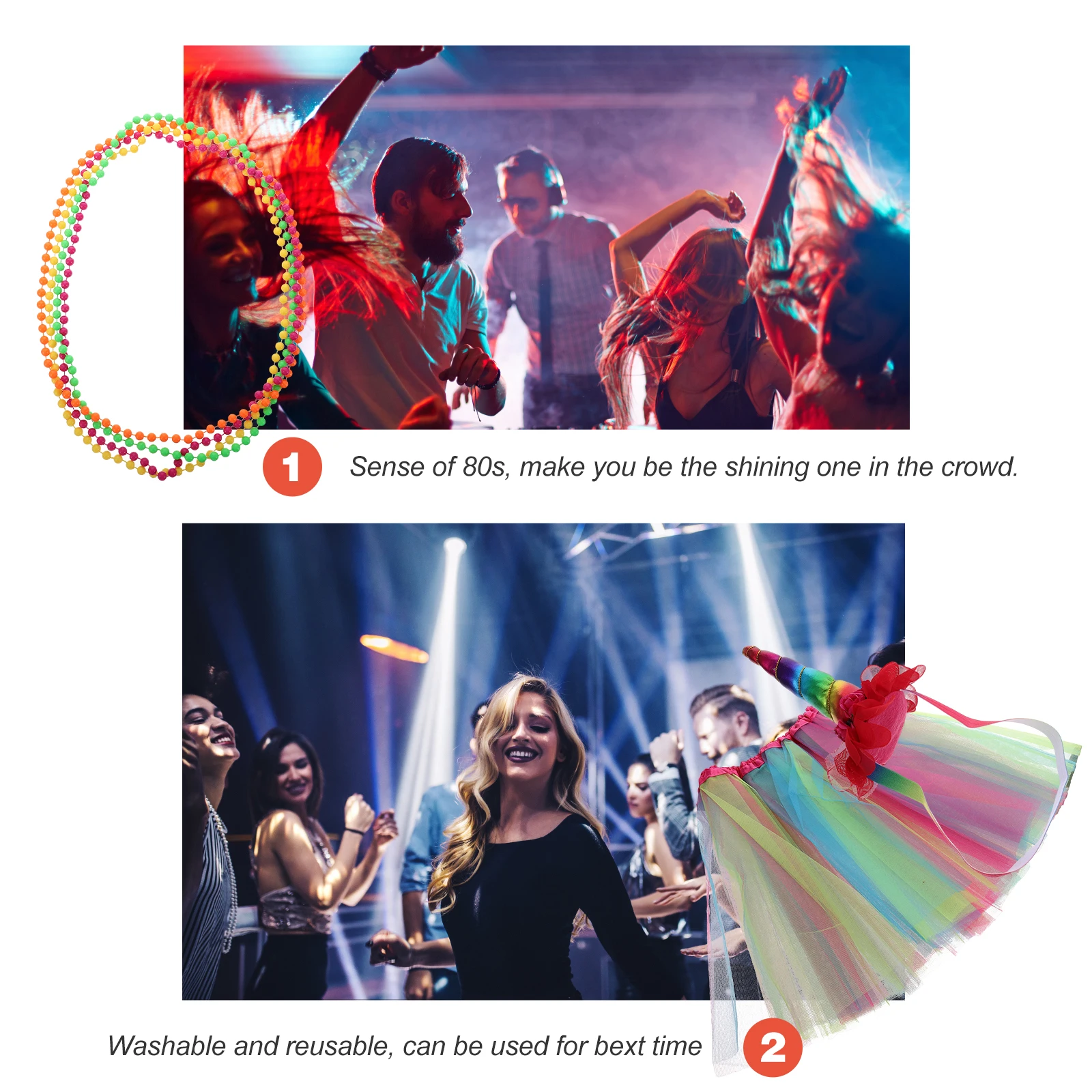 80s Fancy Dress Accessories Party Costume Polyester Net Women Decor 1980s Theme Supplies Reusable Washable Headwear Set
80s Fancy Dress Accessories Party Costume Polyester Net Women Decor 1980s Theme Supplies Reusable Washable Headwear Set