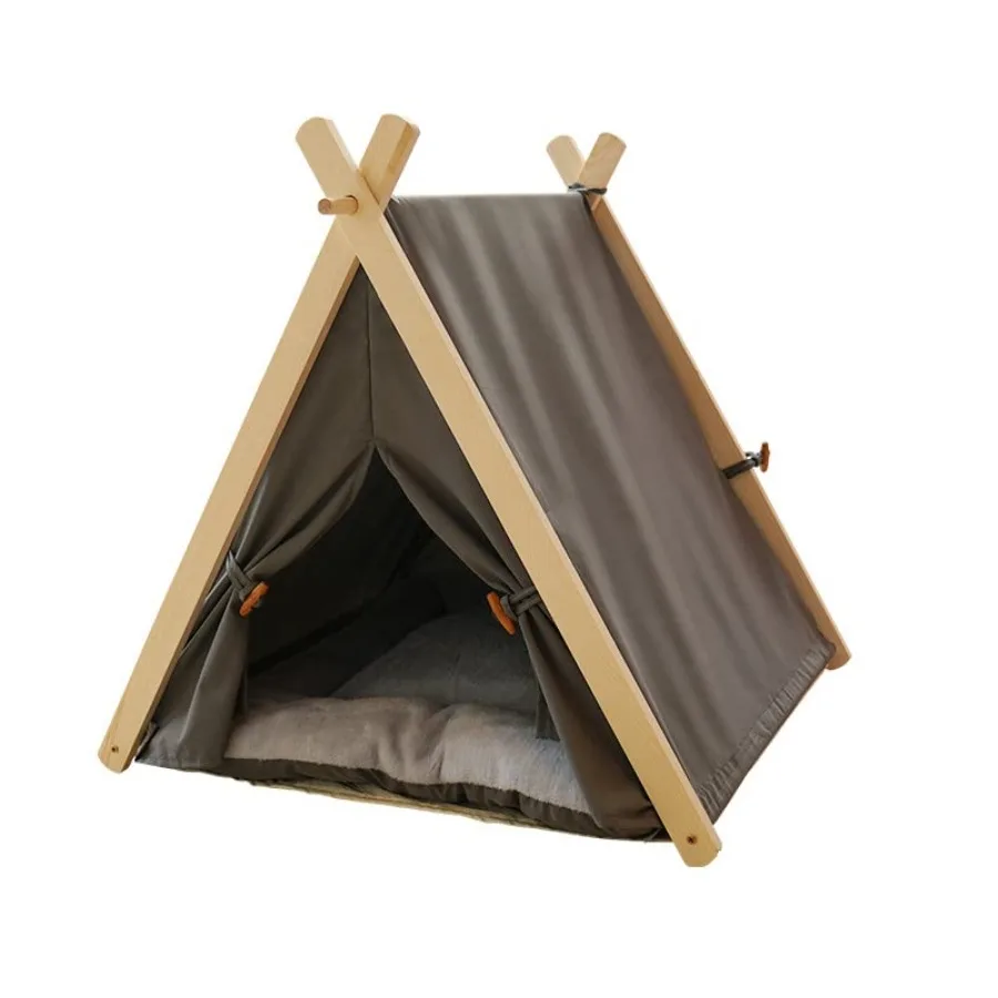 Solid Wood Cat Indoor Tent with Thick Mat, Portable Dog House Dog Teepee Tent, Cute Cat Teepee Cave Cat Bed, Dog Bed
Solid Wood Cat Indoor Tent with Thick Mat, Portable Dog House Dog Teepee Tent, Cute Cat Teepee Cave Cat Bed, Dog Bed
