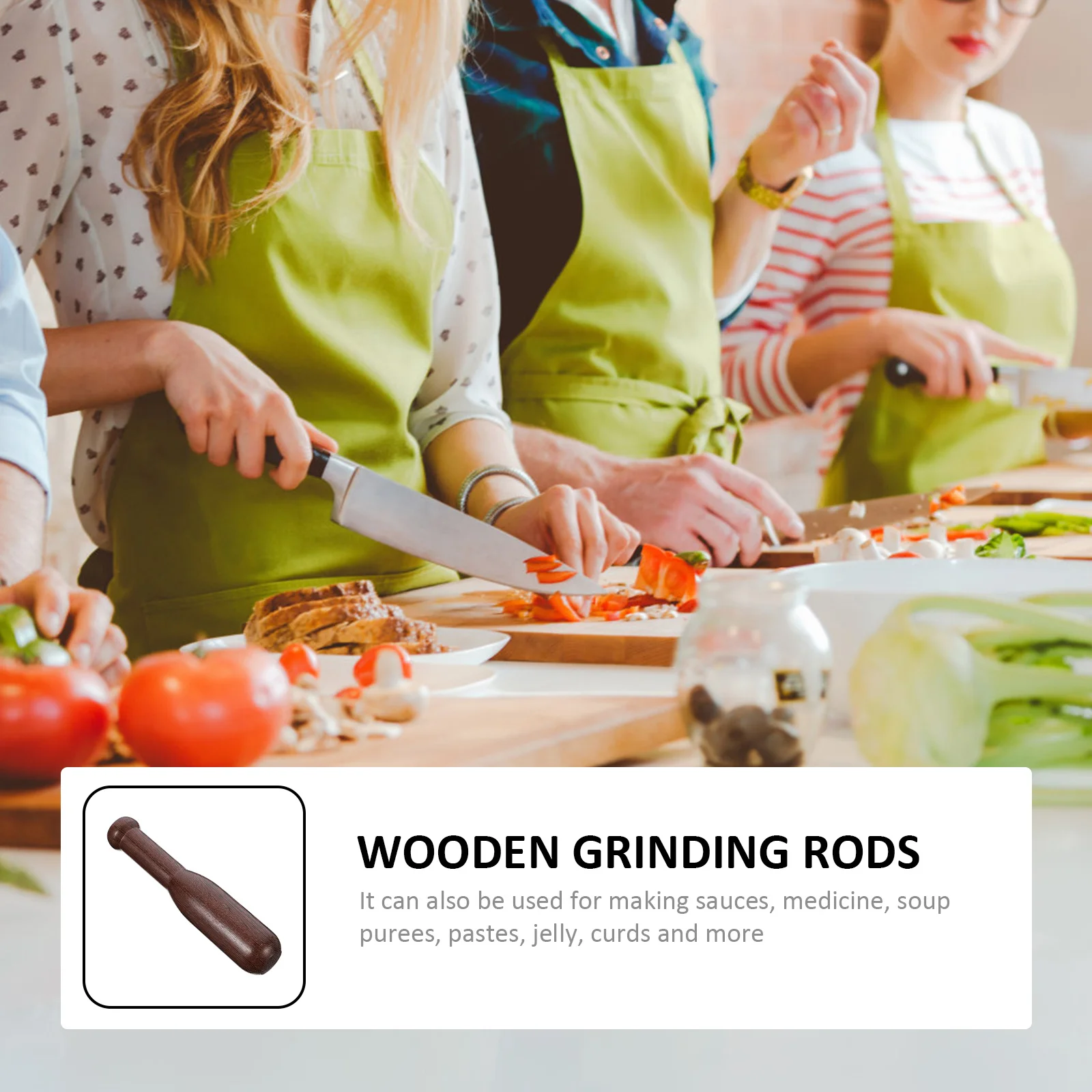 1Pcs Chicken Wing Wood Garlic Grinding Rod 19.5cm Ergonomic Wooden Pestle Kitchen Gadget for Sauce Medicine Puree Spice Grinding
1Pcs Chicken Wing Wood Garlic Grinding Rod 19.5cm Ergonomic Wooden Pestle Kitchen Gadget for Sauce Medicine Puree Spice Grinding