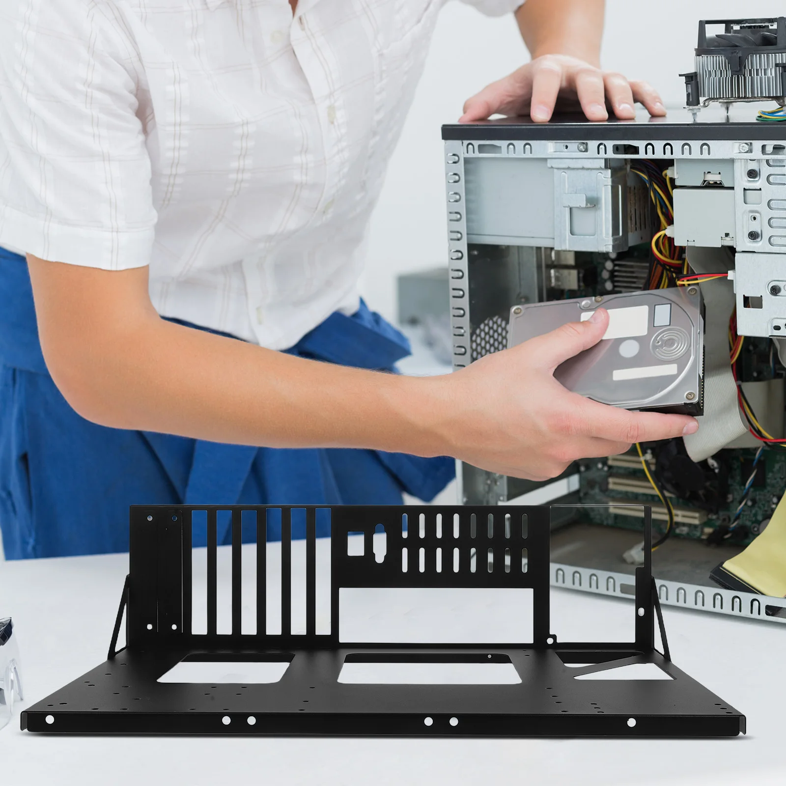 Motherboard Bracket Holder Durable Full Protection Heat Dissipation Easy Installation Computer Case Mounting Plate
Motherboard Bracket Holder Durable Full Protection Heat Dissipation Easy Installation Computer Case Mounting Plate