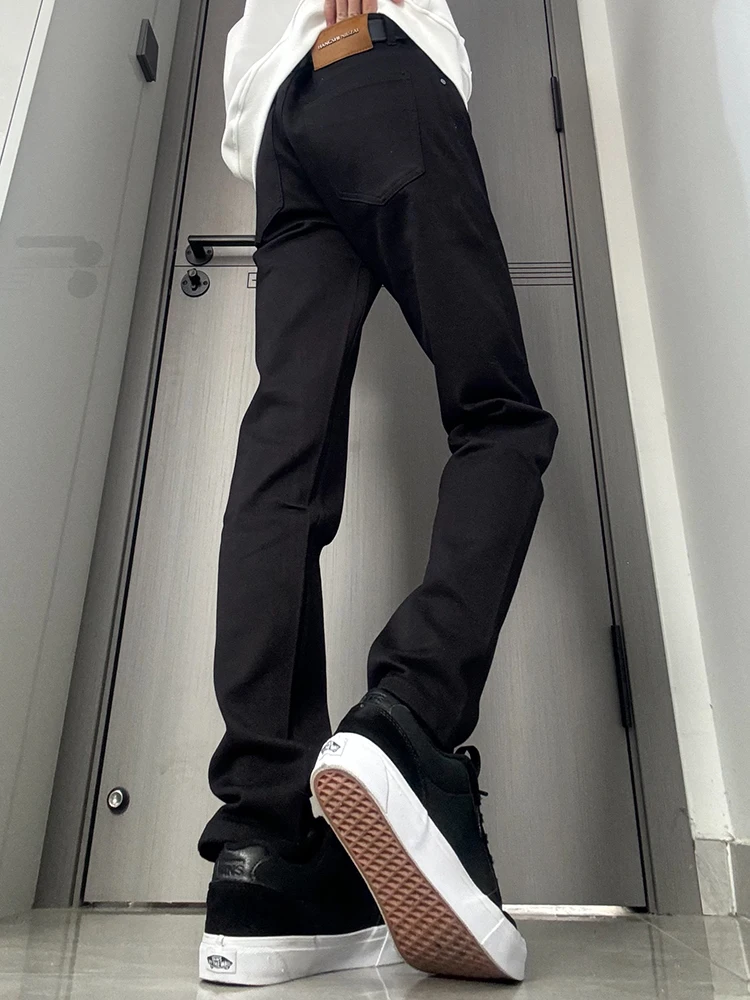 Cleanfit Bla Slim Fit Knife Denim Jeans Men's Autumn Winter Fce Lined Bell Bot High Waist Lift Trousers
Cleanfit Bla Slim Fit Knife Denim Jeans Men's Autumn Winter Fce Lined Bell Bot High Waist Lift Trousers