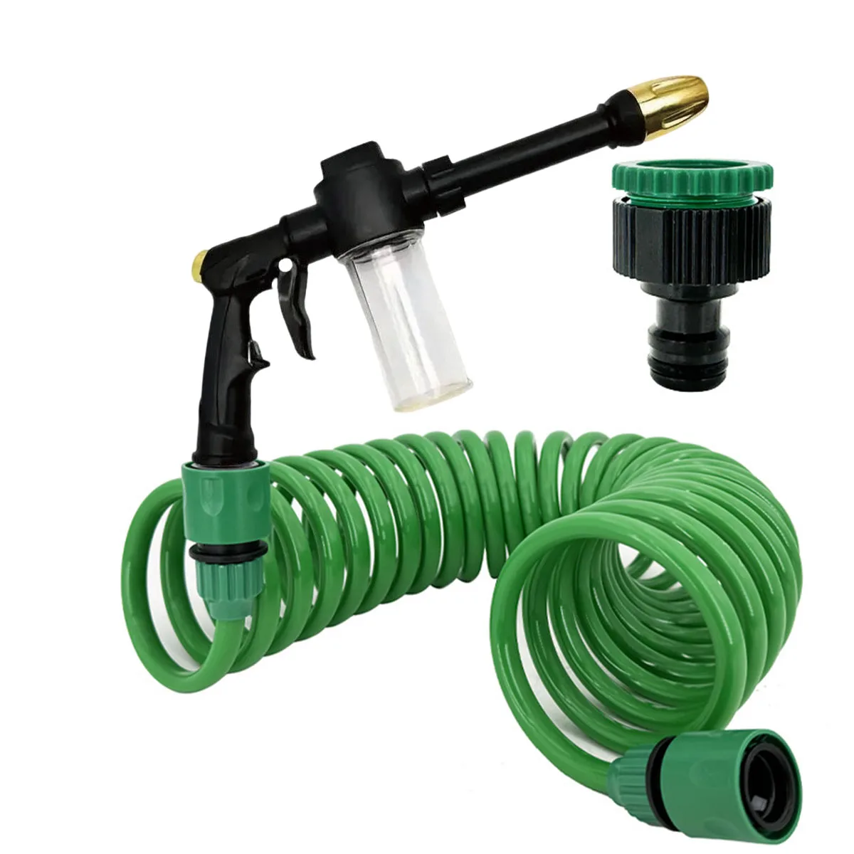 Garden Irrigation Water Pipe, Watering Nozzle, Garden Hose With Multifunctional Nozzle, Car Cleaning Spring Pipe, Plastic Hose
Garden Irrigation Water Pipe, Watering Nozzle, Garden Hose With Multifunctional Nozzle, Car Cleaning Spring Pipe, Plastic Hose