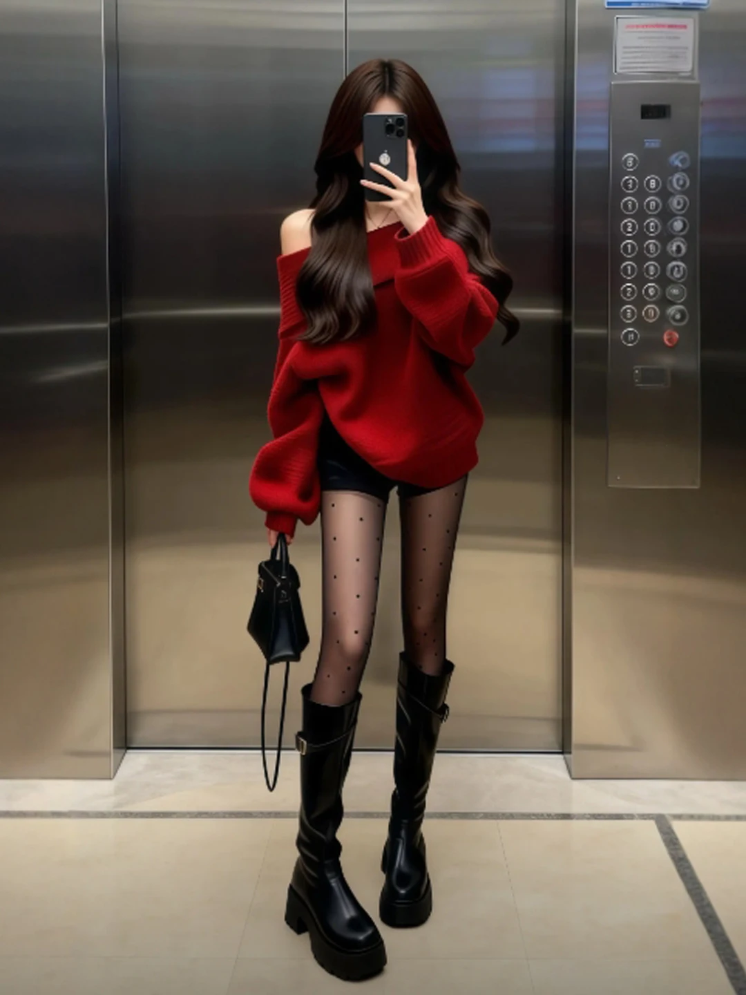 Red Knitted Top And ort Pants Two-Piece Set oulder Bared Faionable Springwear for Women High Waist Cotton Lined
Red Knitted Top And ort Pants Two-Piece Set oulder Bared Faionable Springwear for Women High Waist Cotton Lined