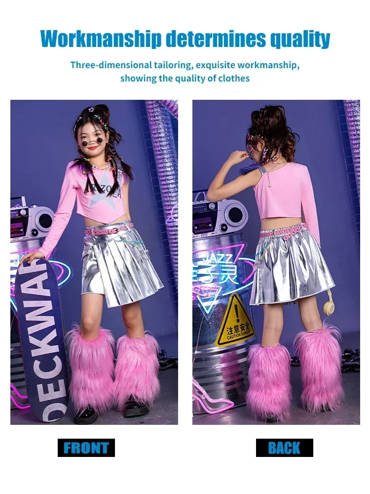 Girls and girls Group jazz dance performance clothing Top skirt Children's jazz dance fashion suit children's cool clothes girl
Girls and girls Group jazz dance performance clothing Top skirt Children's jazz dance fashion suit children's cool clothes girl