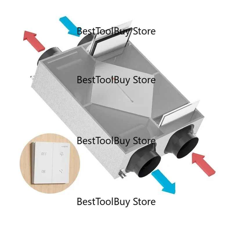 Air Recuperator Fresh Air Ventilation System Home Energy Recovery Hrv Heat Recovery Ventilation
Air Recuperator Fresh Air Ventilation System Home Energy Recovery Hrv Heat Recovery Ventilation