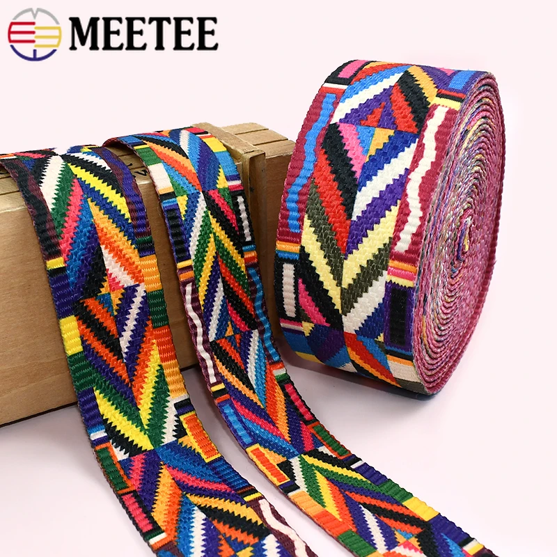 1-5M 32/38/50mm Jacquard Webbing Tape Polyester Ribbon Band DIY Backpack Strap Sewing Home Textile Decoration Lace Clothes Belt
1-5M 32/38/50mm Jacquard Webbing Tape Polyester Ribbon Band DIY Backpack Strap Sewing Home Textile Decoration Lace Clothes Belt
