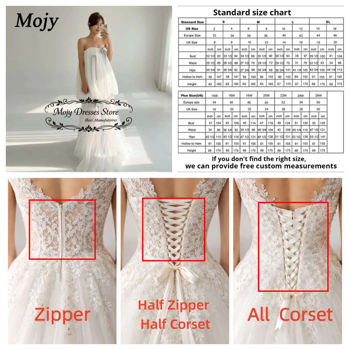 Mojy 웨딩드레스 Ivory Straight Korea Wedding Dress Bow Decoration Photo Shoot Elegant Bridal Dress 2026 Customized
Mojy 웨딩드레스 Ivory Straight Korea Wedding Dress Bow Decoration Photo Shoot Elegant Bridal Dress 2026 Customized