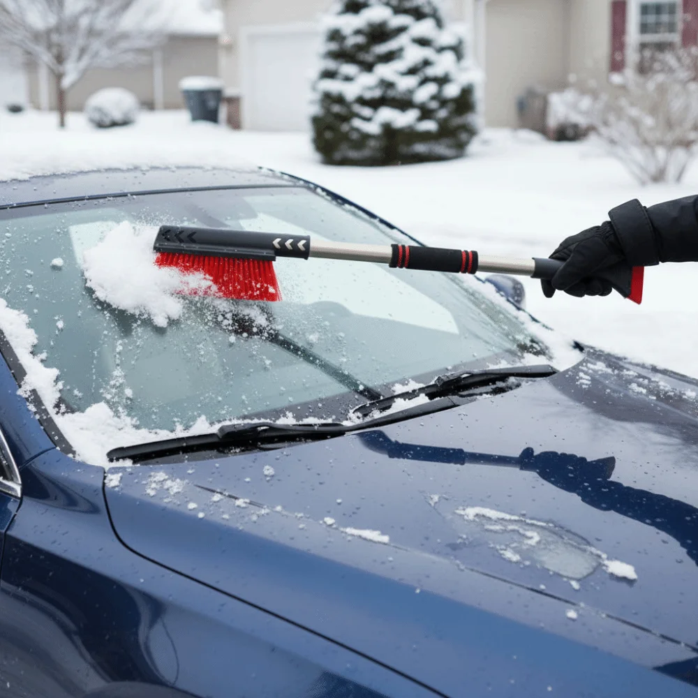 2-in-1 Multifunctional Ice Scraper Extendable Aluminum Quick Clean Car Snow Brush Extra-long Universal Design
2-in-1 Multifunctional Ice Scraper Extendable Aluminum Quick Clean Car Snow Brush Extra-long Universal Design