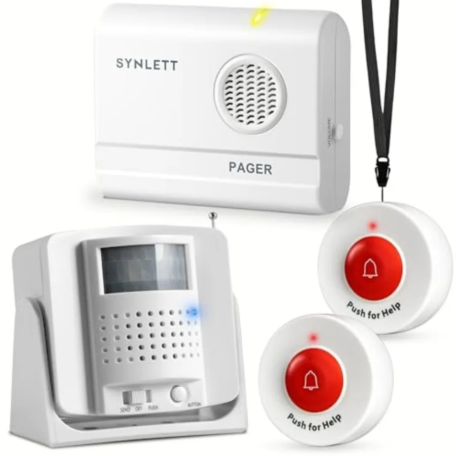 Caregiver Pager Wireless Call Buttons Motion Sensor Alarm Indoor for Elderly Monitoring Fall Prevention Bed Alarm Alert System
Caregiver Pager Wireless Call Buttons Motion Sensor Alarm Indoor for Elderly Monitoring Fall Prevention Bed Alarm Alert System