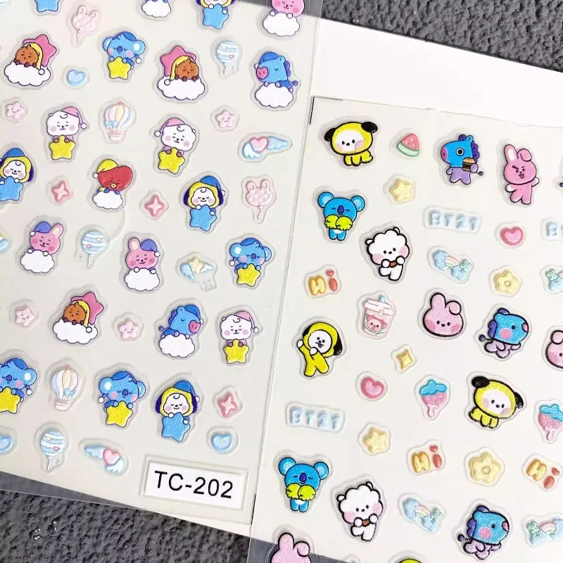 Наклейки для ногтей BT21 Relief Art - 3D мини-мультяшные милые наклейки для телефона с CCD-декором, съемные - Прекрасный подарок на 2026 год
Наклейки для ногтей BT21 Relief Art - 3D мини-мультяшные милые наклейки для телефона с CCD-декором, съемные - Прекрасный подарок на 2026 год