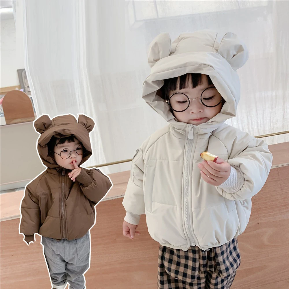 Autumn Winter Children Outwear 2023 New Fashion Long Sleeve Jacket For Girls Boys Bear Hooded Coats for 6M-5 Years Kids Clothes
Autumn Winter Children Outwear 2023 New Fashion Long Sleeve Jacket For Girls Boys Bear Hooded Coats for 6M-5 Years Kids Clothes