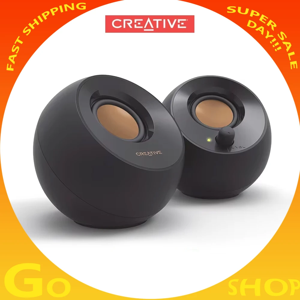 New Creative Pebble Plus 2.0 Speaker 3d Surround Usb Wired Mini Speaker Notebook Accessory for Computer Desktop Pc Gamer Gifts
New Creative Pebble Plus 2.0 Speaker 3d Surround Usb Wired Mini Speaker Notebook Accessory for Computer Desktop Pc Gamer Gifts