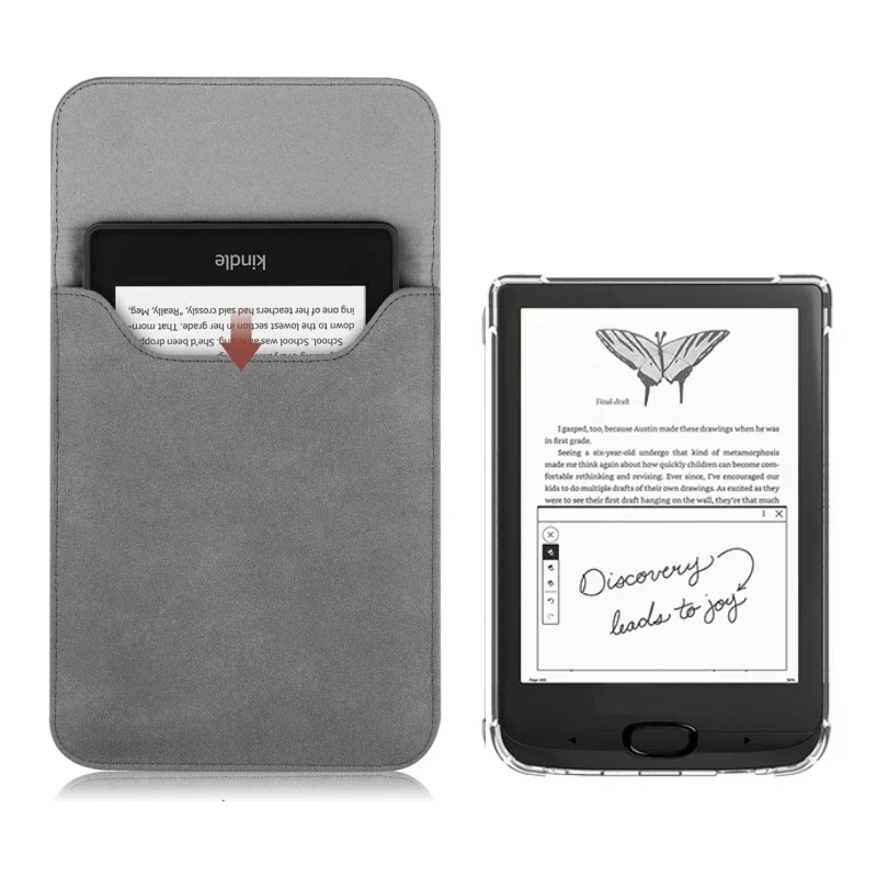 2-IN-1 For PocketBook 628 LE (Touch Lux 5 LE) Clear Airbags Shockproof TPU Back Cover Case + Magnetic Sleeve Pouch
2-IN-1 For PocketBook 628 LE (Touch Lux 5 LE) Clear Airbags Shockproof TPU Back Cover Case + Magnetic Sleeve Pouch