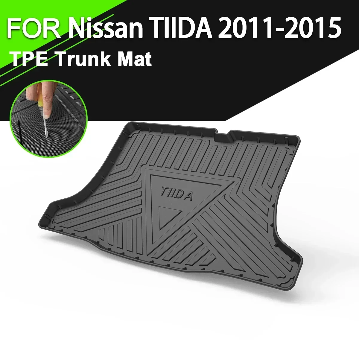 Для Nissan TIIDA 2011-2015 коврик для крышки багажника автомобиля ТПЭ водонепроницаемые Нескользящие резиновые подкладки аксессуары
Для Nissan TIIDA 2011-2015 коврик для крышки багажника автомобиля ТПЭ водонепроницаемые Нескользящие резиновые подкладки аксессуары