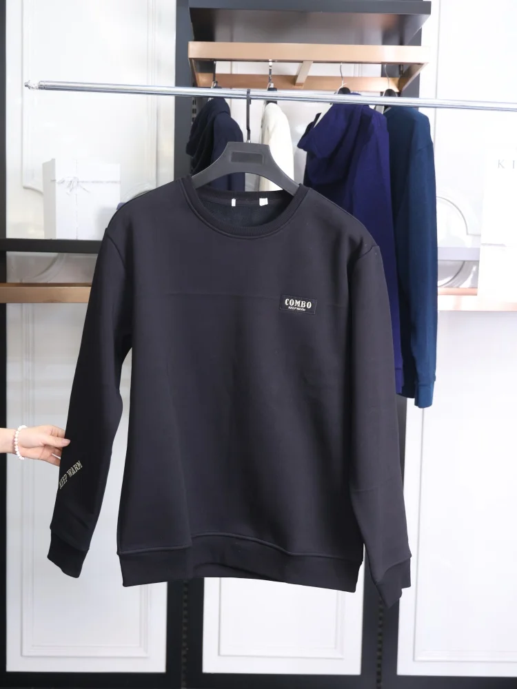 Fashionable Men's round Neck Hoodie Sweatshirt with Fleece 2025 Spring Autumn Seasonal Comfortable Cotton Polyester Blend
Fashionable Men's round Neck Hoodie Sweatshirt with Fleece 2025 Spring Autumn Seasonal Comfortable Cotton Polyester Blend