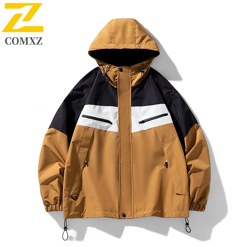 COMXZ 2025 Men Jacket Splicing Design Outdoor Fishing Durable Motorcyclist Jackets Fashion Hooded Street Style Autumn Clothes
COMXZ 2025 Men Jacket Splicing Design Outdoor Fishing Durable Motorcyclist Jackets Fashion Hooded Street Style Autumn Clothes