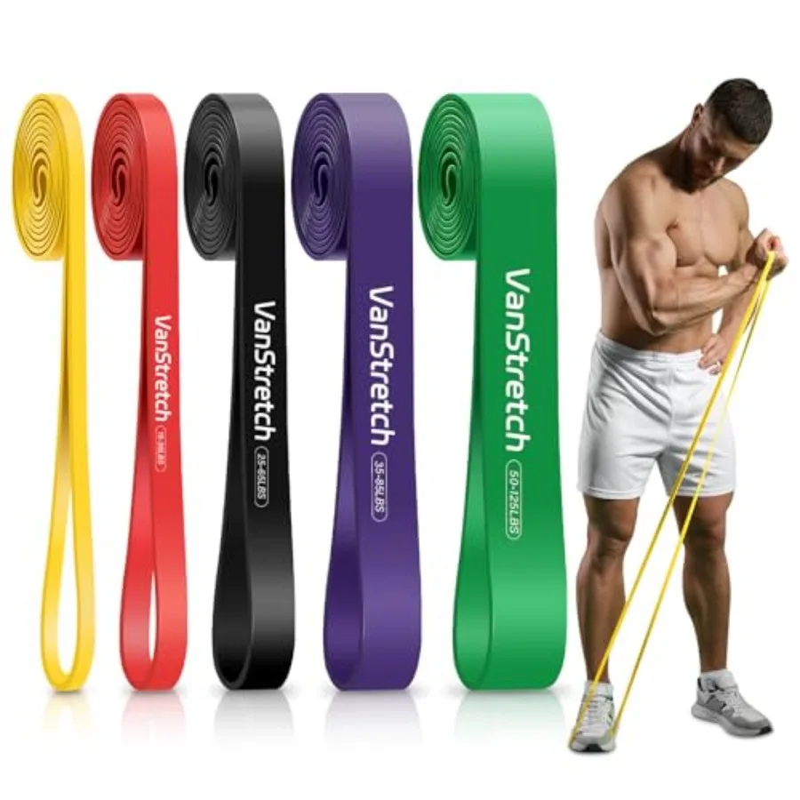 Resistance Bands for Working Out, 5-Level Elastic Pull Up Assistance Bands Set for Men and Women, Exercise Bands for Home Worko
Resistance Bands for Working Out, 5-Level Elastic Pull Up Assistance Bands Set for Men and Women, Exercise Bands for Home Worko