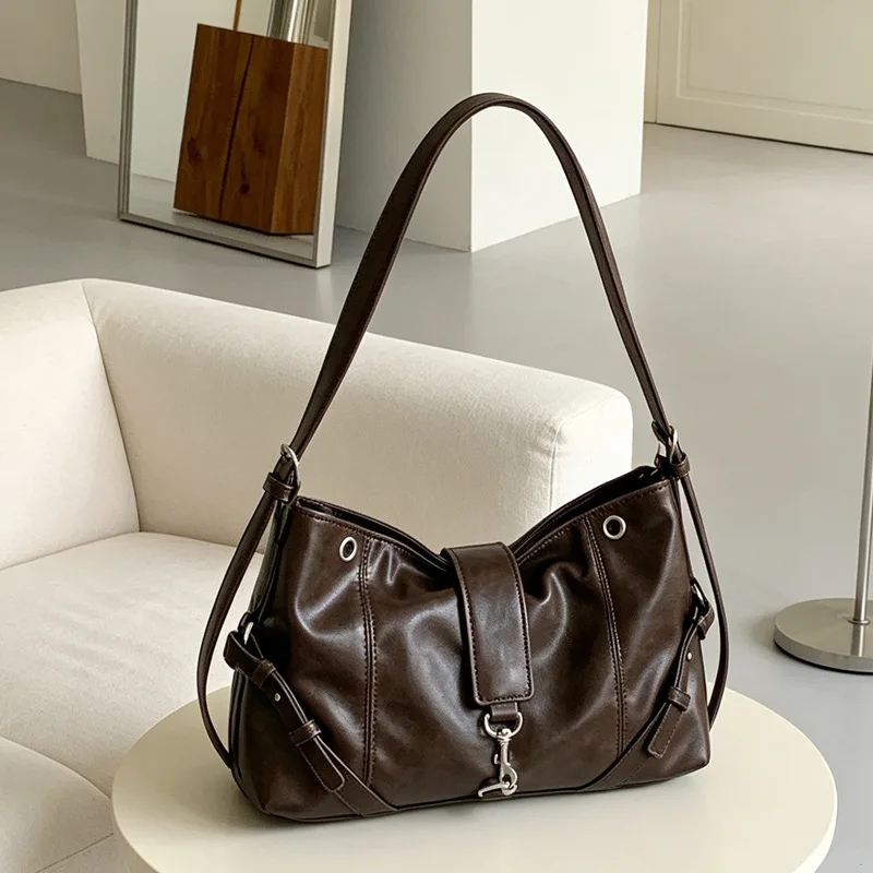 Commu Underarm Bag for women shoulder bag large capacity soft PU leather ladies handbag Casual Travel bag Crossbody Bags bolsos
Commu Underarm Bag for women shoulder bag large capacity soft PU leather ladies handbag Casual Travel bag Crossbody Bags bolsos