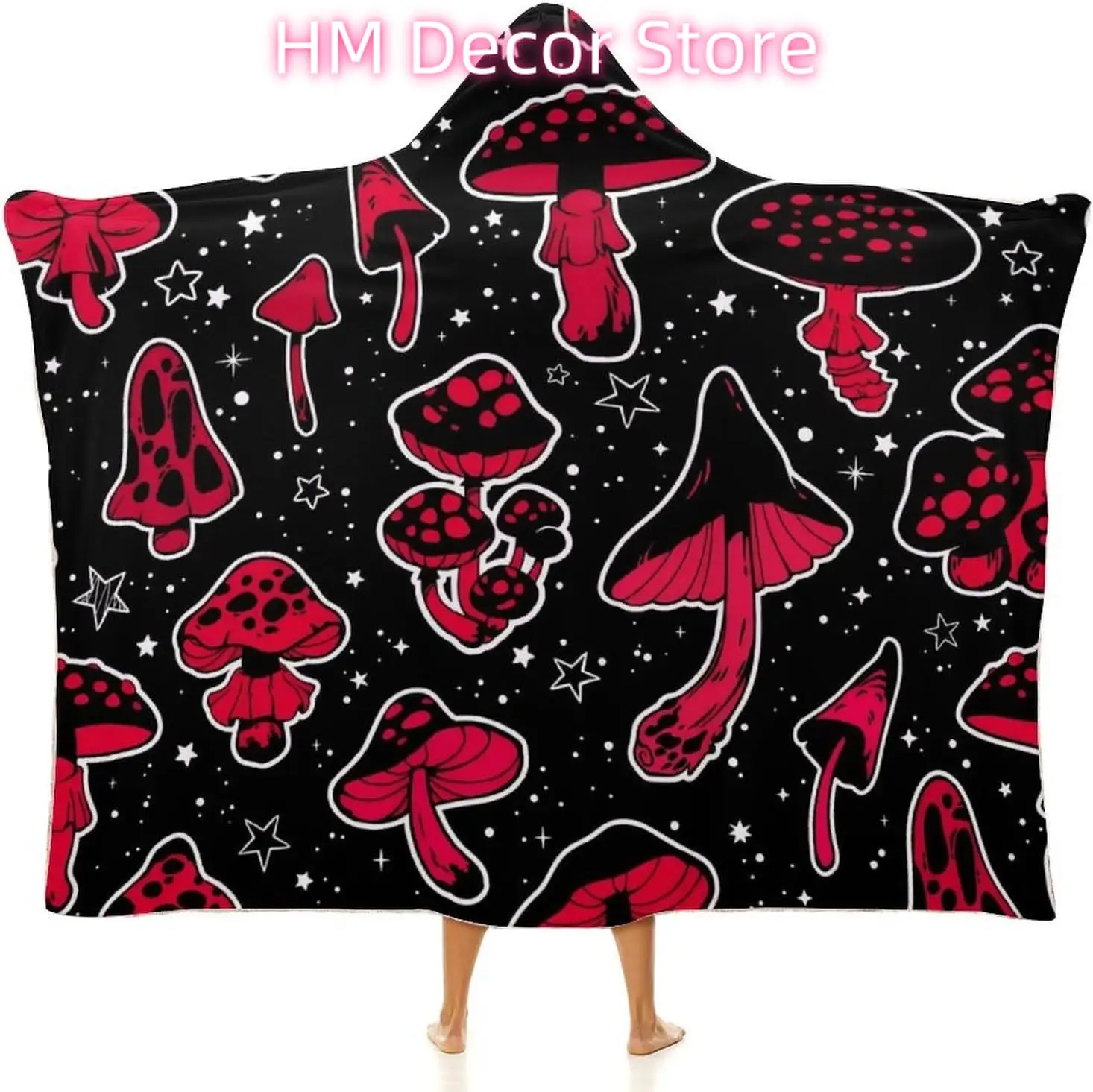 Mushroom Hooded Blanket Mushrooms Gifts for Women Soft Fleece Flannel Mushrooms Wearable Blanket Hoodies All Season Plant Blanke
Mushroom Hooded Blanket Mushrooms Gifts for Women Soft Fleece Flannel Mushrooms Wearable Blanket Hoodies All Season Plant Blanke