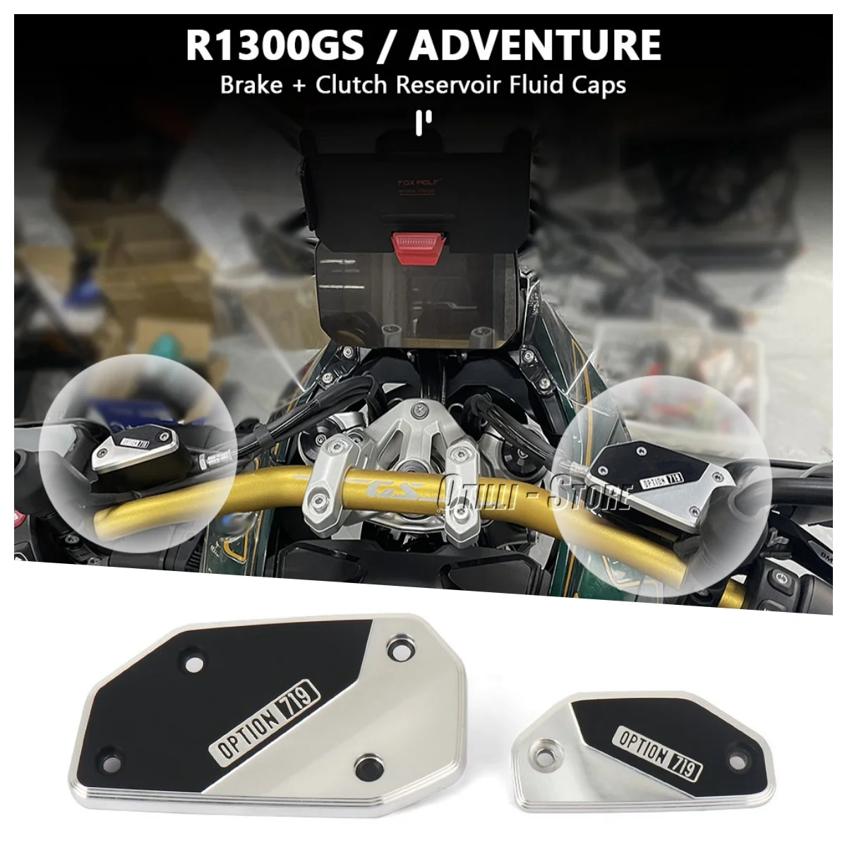 Motorcycle Front Left Right Brake Fluid Tank Reservoir Cover Oil Cap For BMW R1300GS R1300 GS R 1300 GS Adventure 2023 2024 2025
Motorcycle Front Left Right Brake Fluid Tank Reservoir Cover Oil Cap For BMW R1300GS R1300 GS R 1300 GS Adventure 2023 2024 2025