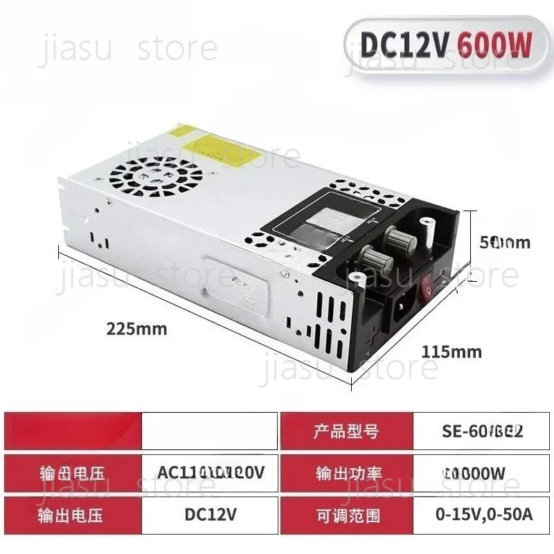 360W480W600W Adjustable Variable Switching Power Supply AC220V Input DC12-60V Output Voltage Current Regulated Power Transformer
360W480W600W Adjustable Variable Switching Power Supply AC220V Input DC12-60V Output Voltage Current Regulated Power Transformer