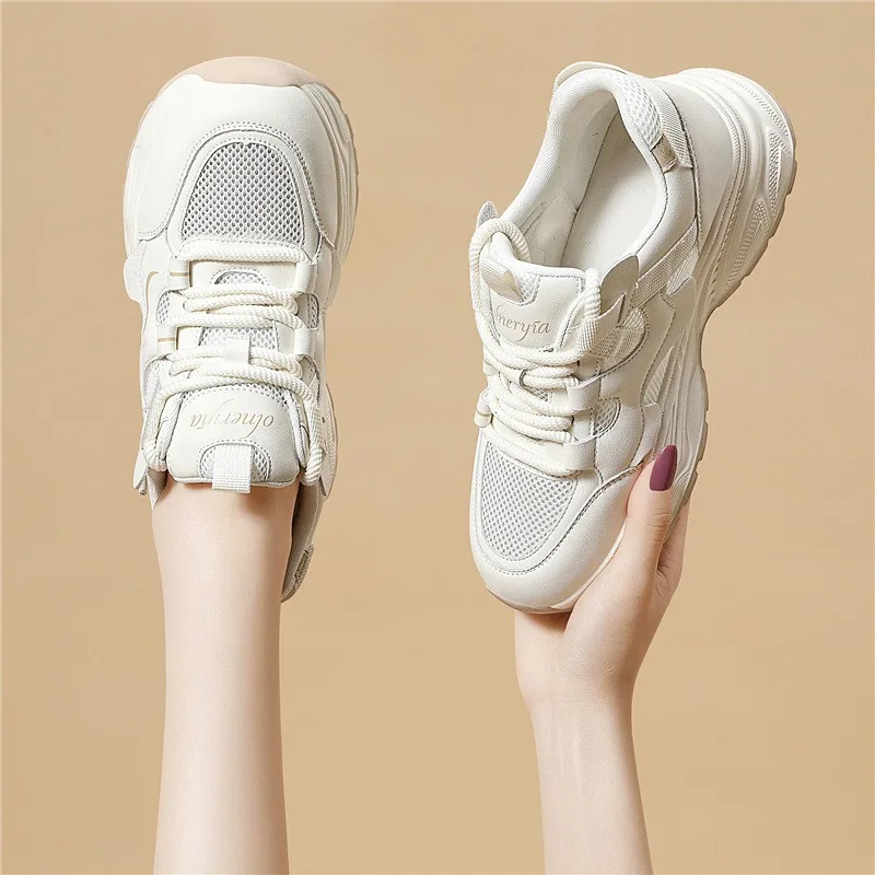 Women's Chunky Platform Dad Shoes Breathable Mesh Height Increase Lightweight Casual Sport Sneakers Spring 2026 New Arrival
Women's Chunky Platform Dad Shoes Breathable Mesh Height Increase Lightweight Casual Sport Sneakers Spring 2026 New Arrival