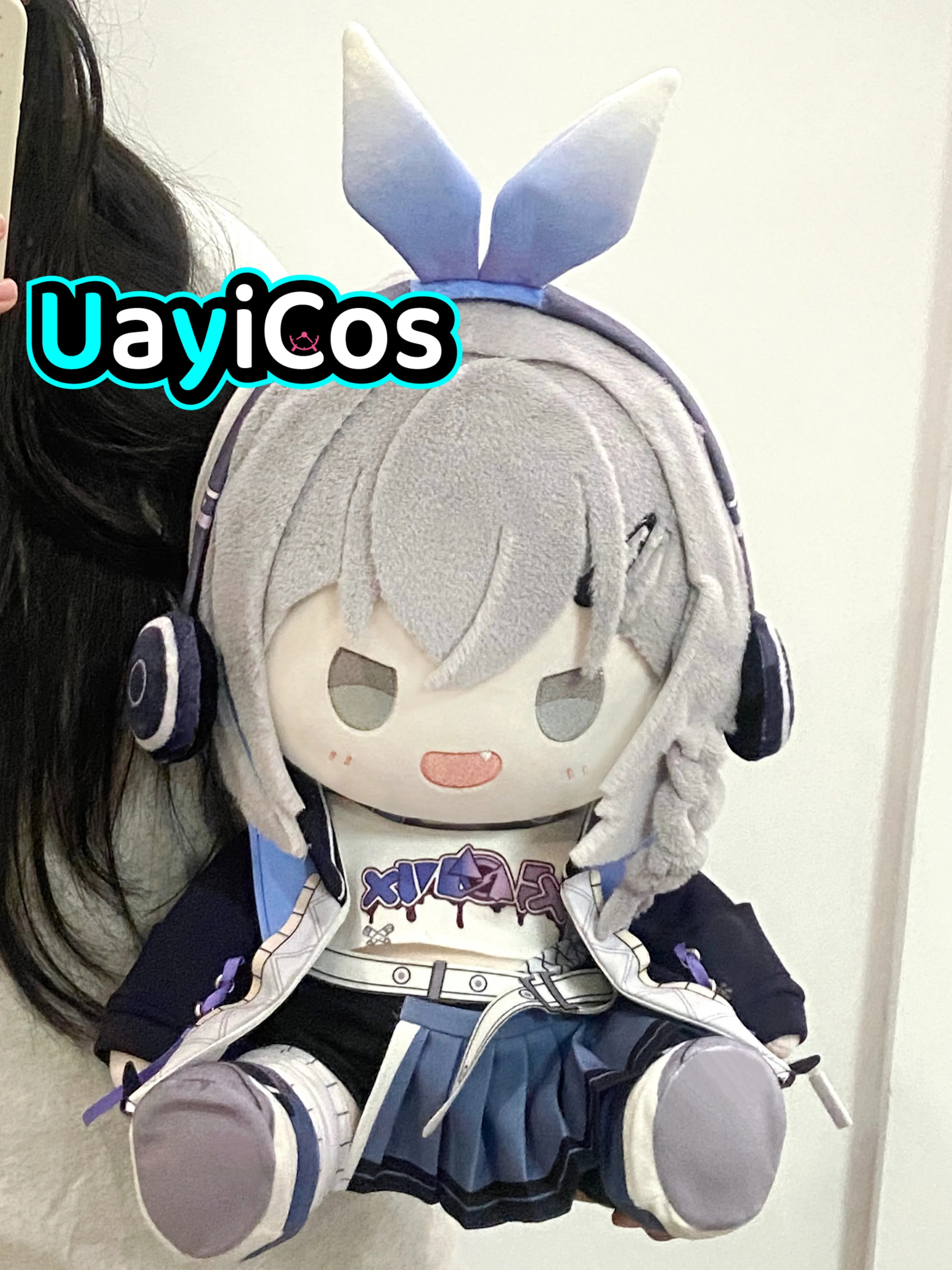 In Stock 40cm Honkai:Star Rail Silver Wolf Stuffed Plushie Doll Clothes Anime Figure Game Ornament Toy Gift Cosplay Costume
In Stock 40cm Honkai:Star Rail Silver Wolf Stuffed Plushie Doll Clothes Anime Figure Game Ornament Toy Gift Cosplay Costume