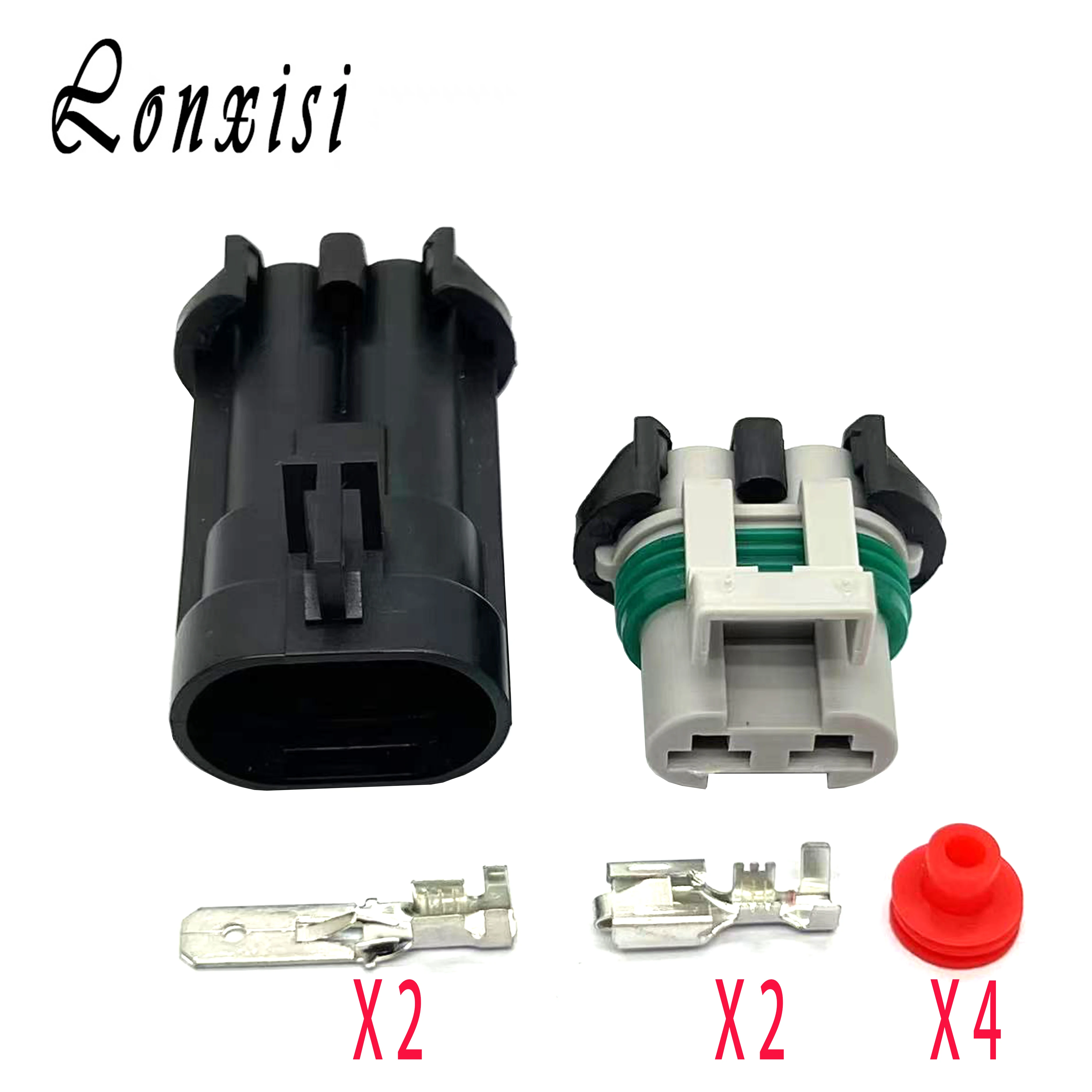 1/5/10/20 Sets 2 Pin 6.3mm Socket 15363990 15363993 15344054 Auto Fan Radiator Connector For BUICK Toyota Map Sensor Plug
1/5/10/20 Sets 2 Pin 6.3mm Socket 15363990 15363993 15344054 Auto Fan Radiator Connector For BUICK Toyota Map Sensor Plug