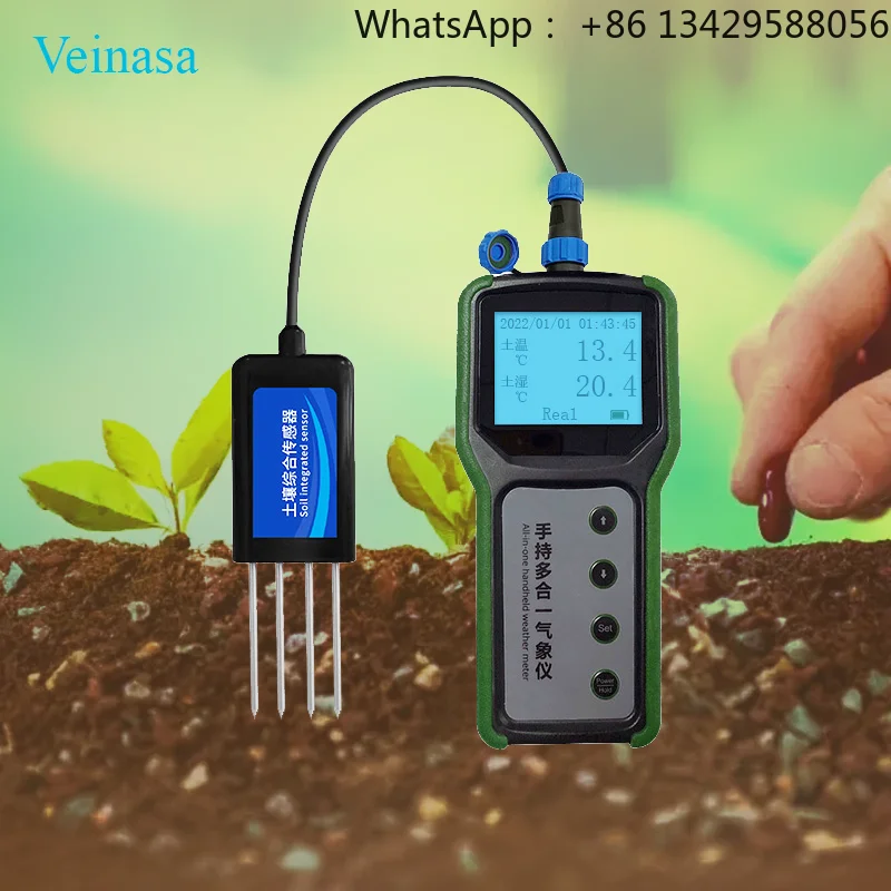 Takeme-10ec-YPN Agricultural Portable 7 in 1 Soil Sensor Soil PH NPK Meter Handheld Soil Testing Instrument Moisture Sensor
Takeme-10ec-YPN Agricultural Portable 7 in 1 Soil Sensor Soil PH NPK Meter Handheld Soil Testing Instrument Moisture Sensor