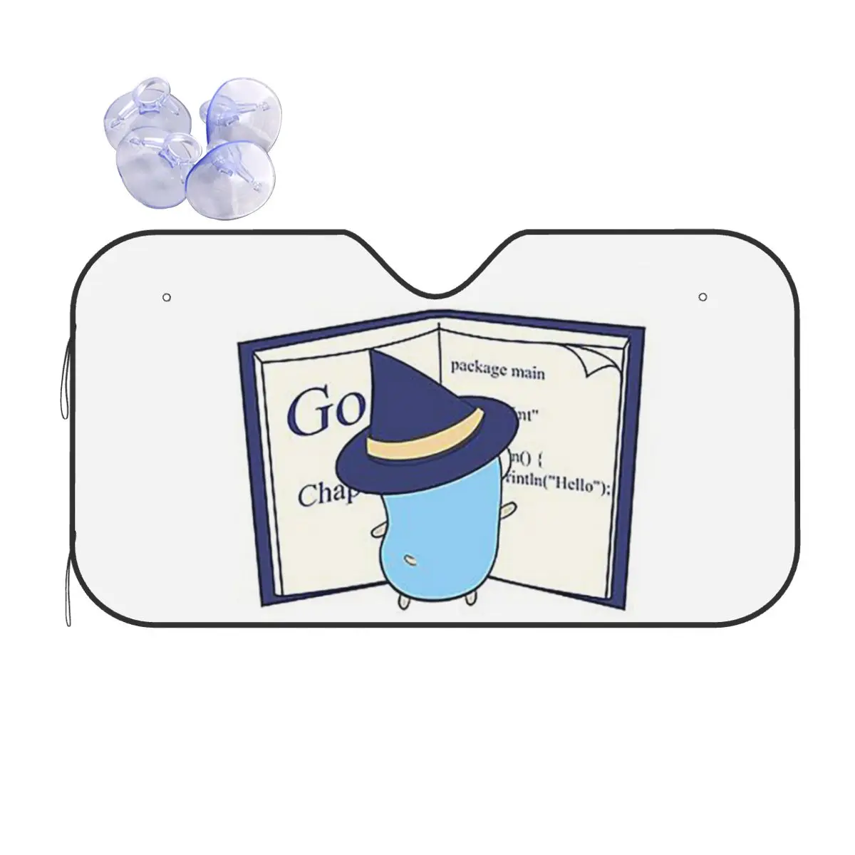 The Go Gopher Golang Witch Learning Sunshade Windscreen Car Front Windshield Window Sun Visor Accessories Covers
The Go Gopher Golang Witch Learning Sunshade Windscreen Car Front Windshield Window Sun Visor Accessories Covers