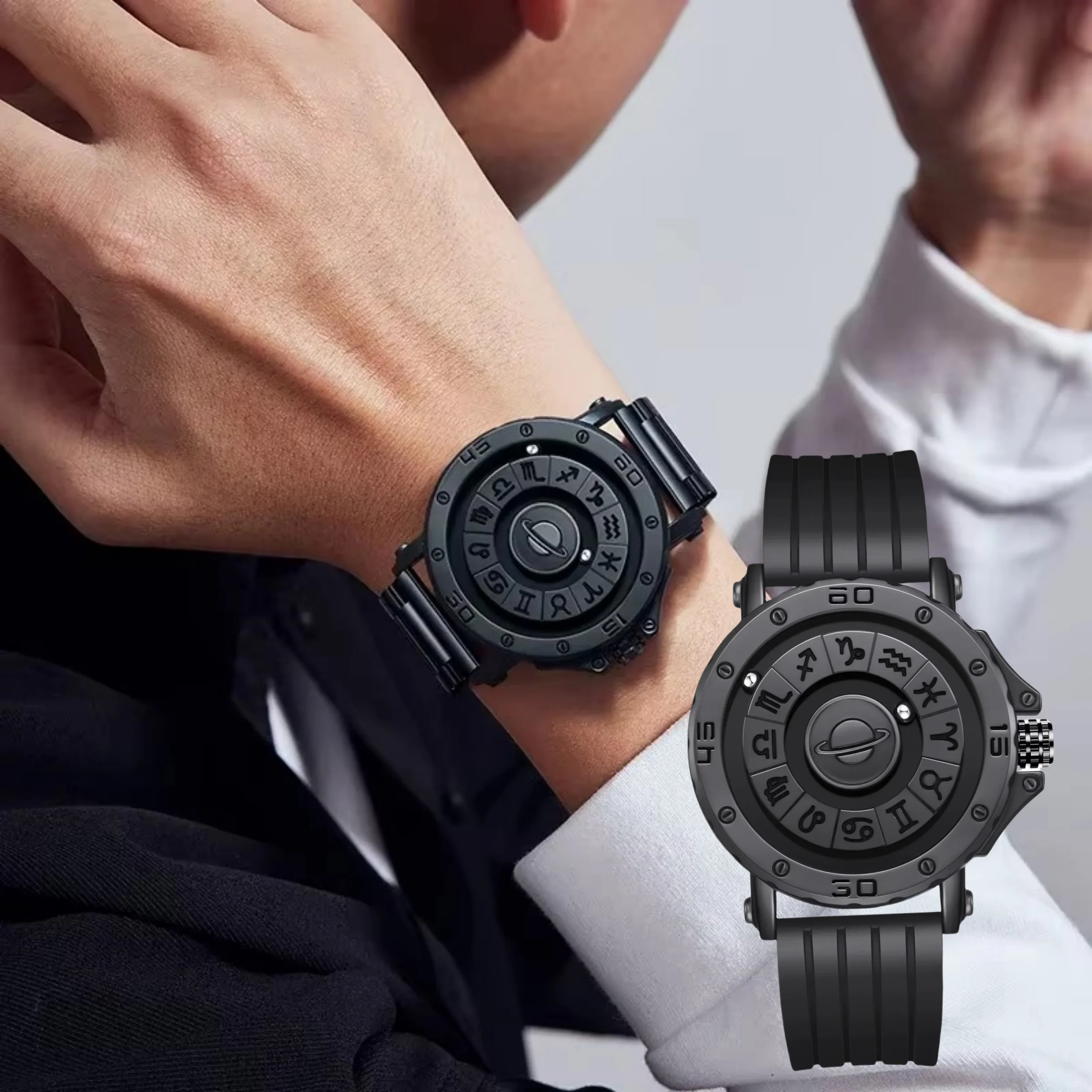 DOM 1733 Constellation Magnetic Suspension Watch Quartz Movement Waterproof Fashion Personalized Men's Watch Relogios Masculino
DOM 1733 Constellation Magnetic Suspension Watch Quartz Movement Waterproof Fashion Personalized Men's Watch Relogios Masculino