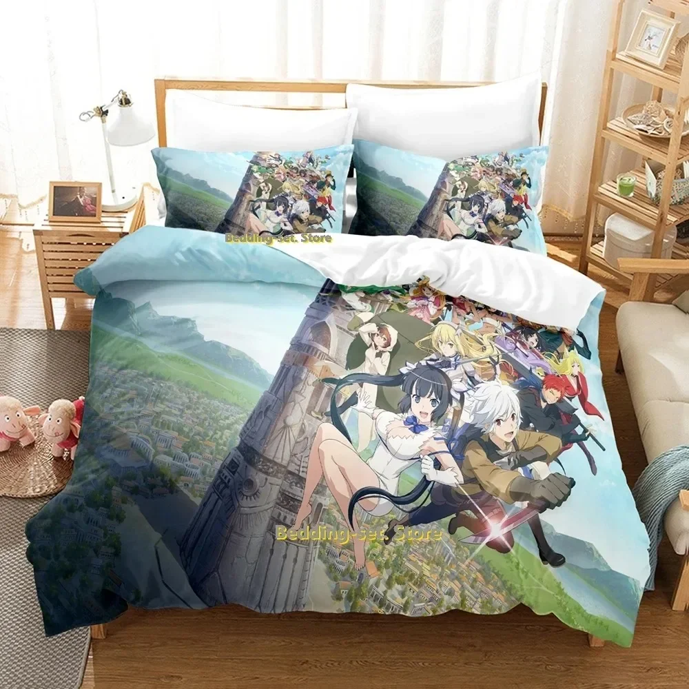 Is It Wrong to Try to Pick Up Girls in a Dungeon Bedding Set Single Twin Full Queen King Size Bed Set Bedroom Duvetcover Sets
Is It Wrong to Try to Pick Up Girls in a Dungeon Bedding Set Single Twin Full Queen King Size Bed Set Bedroom Duvetcover Sets